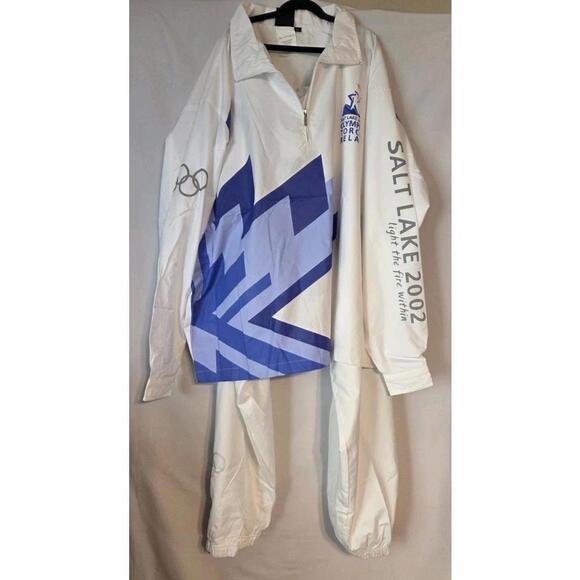 RARE Y2K 2002 Salt Lake Winter Olympics Torch Relay Suit NWT XXL - Picture 1 of 5